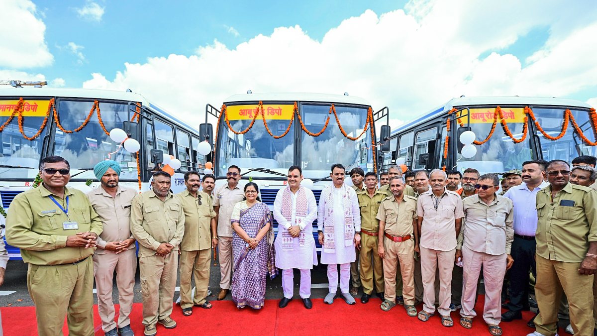 Rajasthan CM flags off 144 new RSRTC buses in Jaipur
