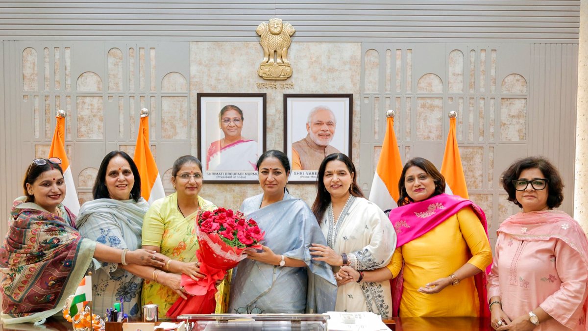 Delhi women's panel chief meets CM Rekha Gupta