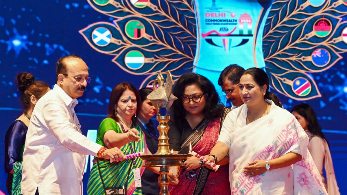 Delhi CM Rekha Gupta inaugurates Commonwealth Table Tennis Championship 2026