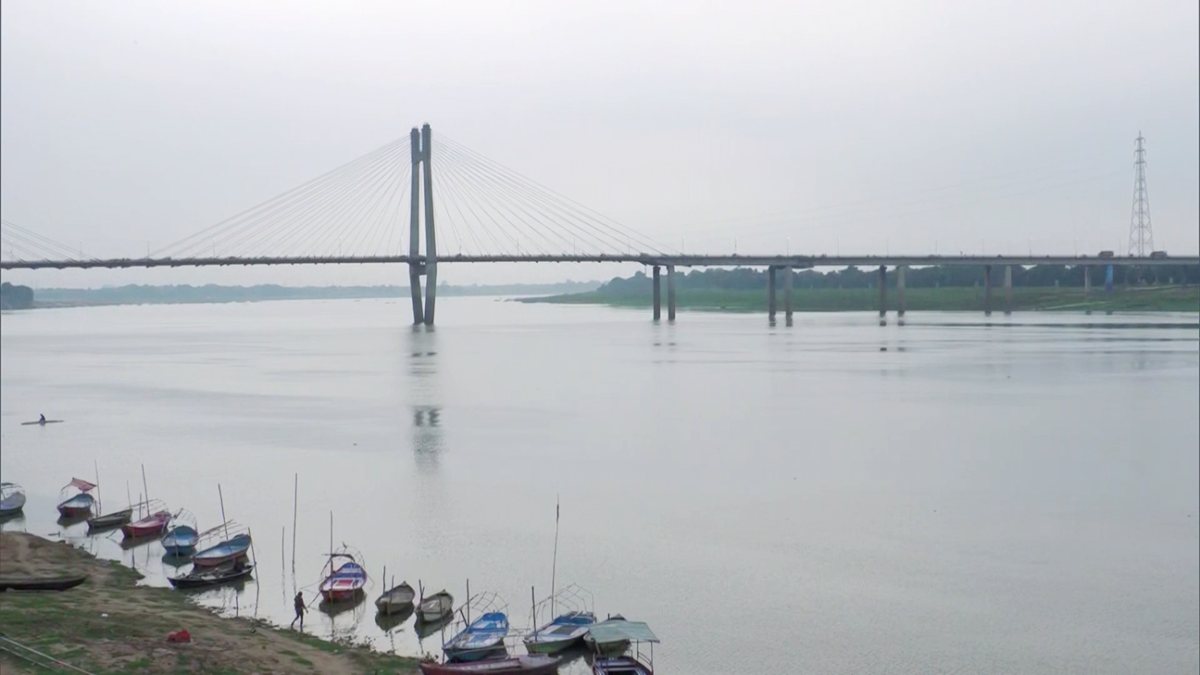 Ganga swells in Prayagraj as water levels rise after heavy rain