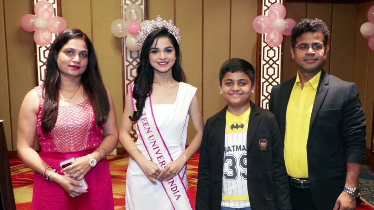 Miss Teen Universe India 2026 winner Prasuci Panda poses in Bhubaneswar