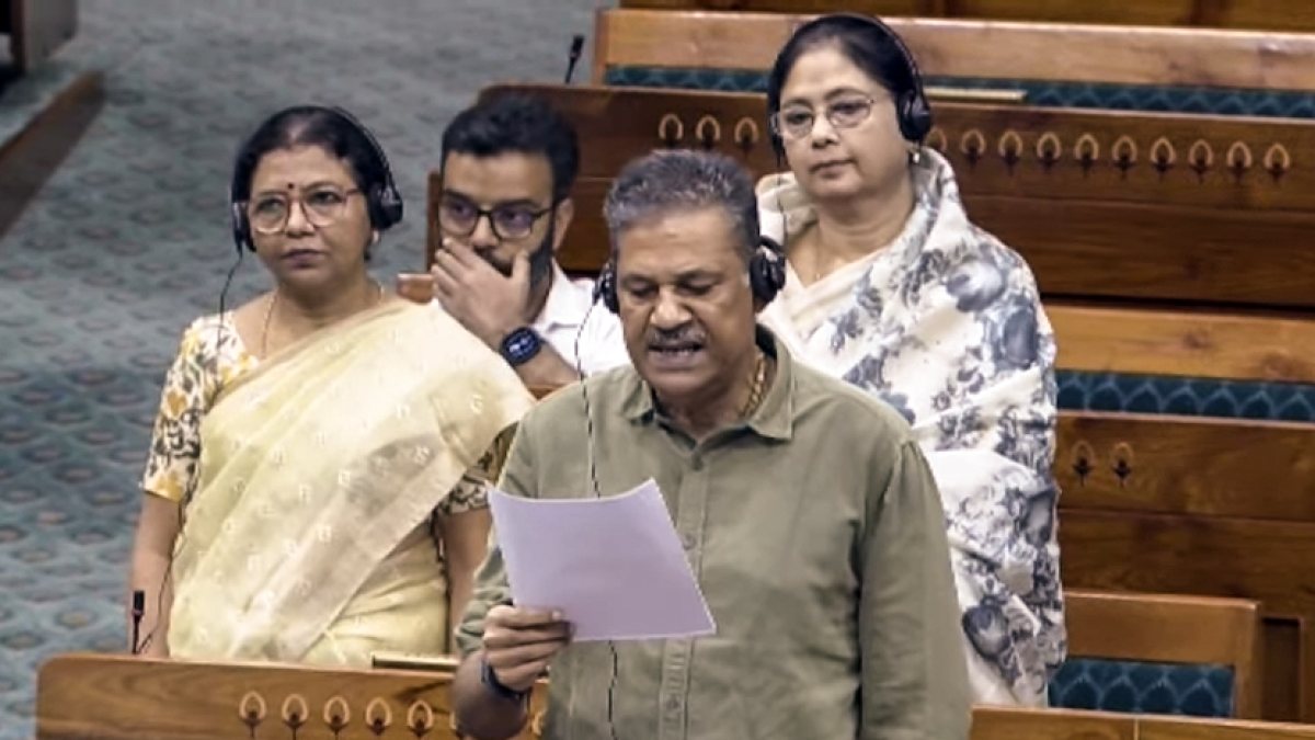 TMC MP Azad Kirti Jha addresses Lok Sabha during Monsoon Session