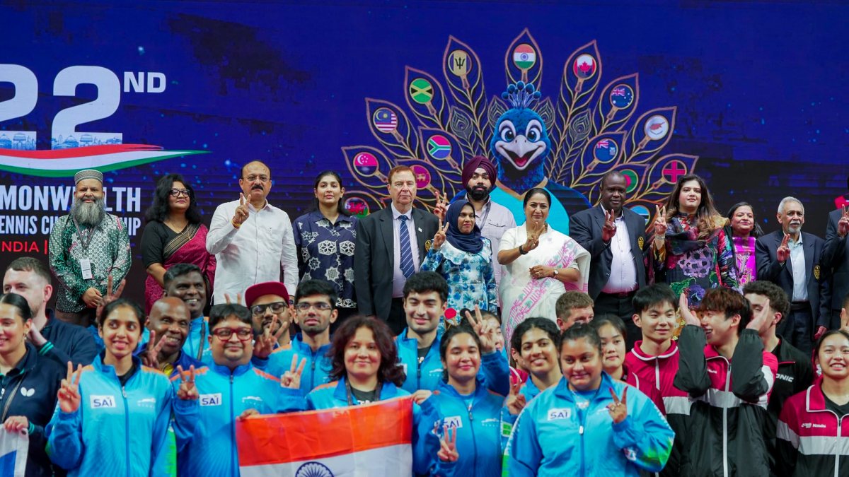 Delhi CM Rekha Gupta inaugurates 22nd Commonwealth Table Tennis Championship 2026