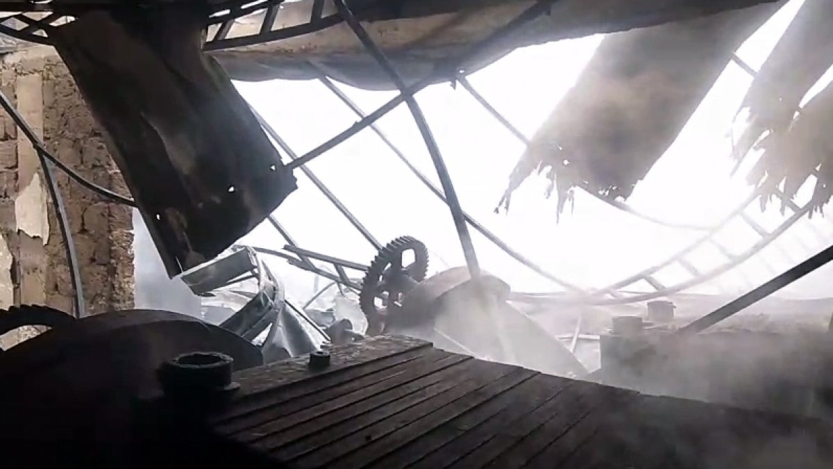 Fire at Kerala coconut oil mill leaves charred remains