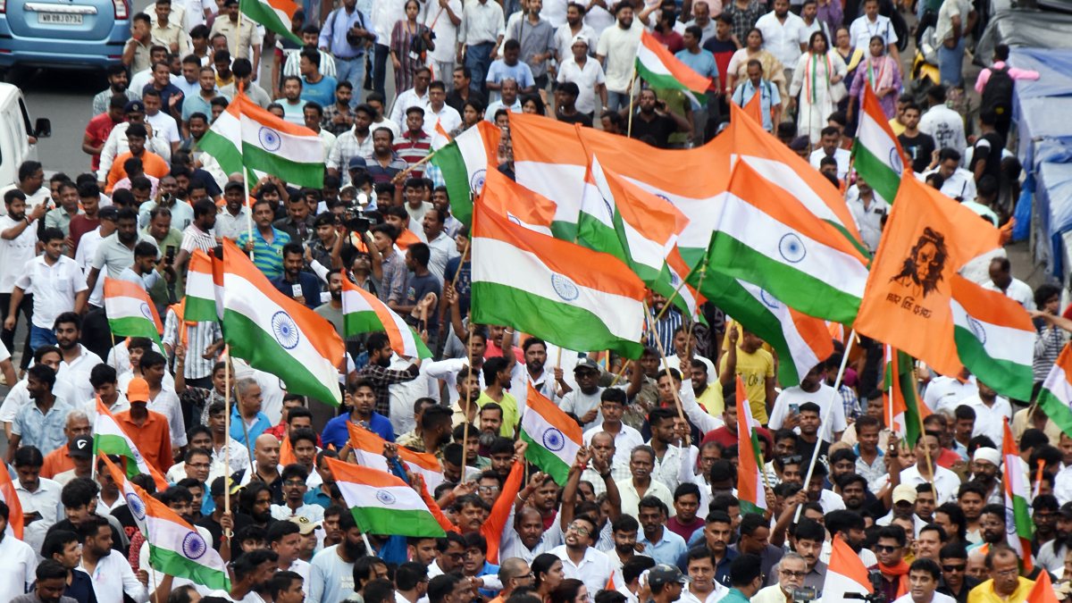 BJP holds Tiranga Yatra in Kolkata over NEET protest violence