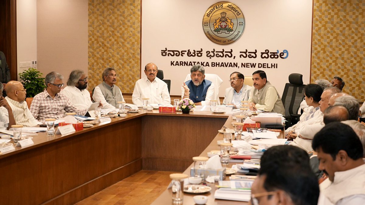 Karnataka CM Shivakumar meets Union ministers over cabinet expansion
