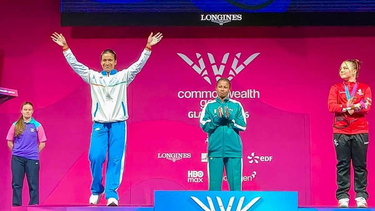 India's Gyaneshwari Yadav wins gold in women's 53kg weightlifting at CWG 2026