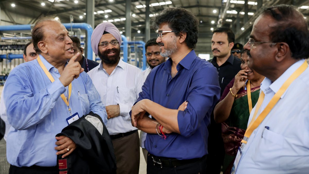 Tamil Nadu CM Vijay inspects TTRO plant in Chennai