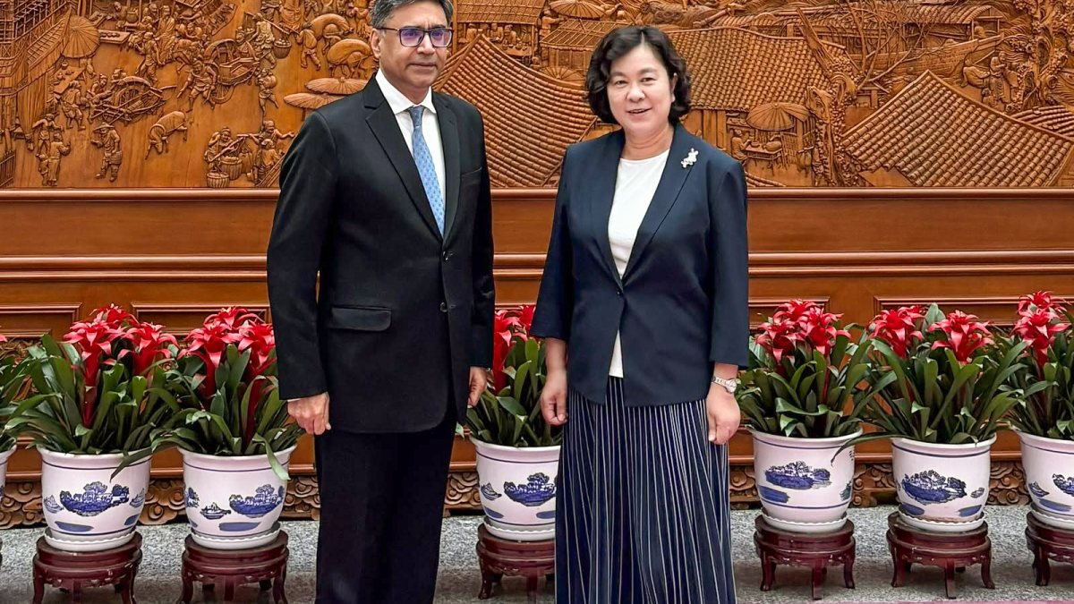 Foreign Secretary Misri meets Chinese Vice Minister Hua Chunying in Beijing