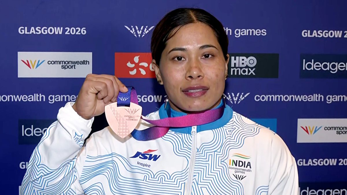 Bindyarani Devi wins bronze in women's 58kg weightlifting at CWG 2026