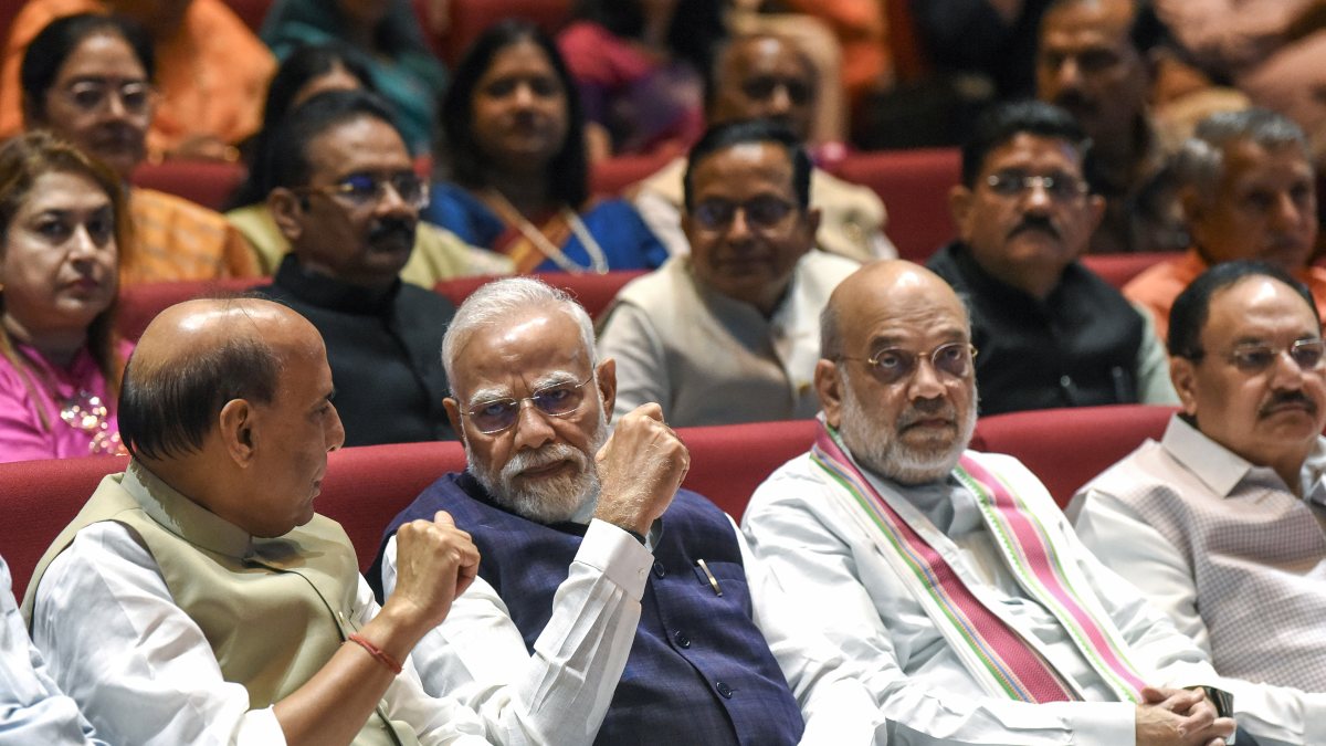 NDA leaders gather for Mangal Milan meeting in Parliament