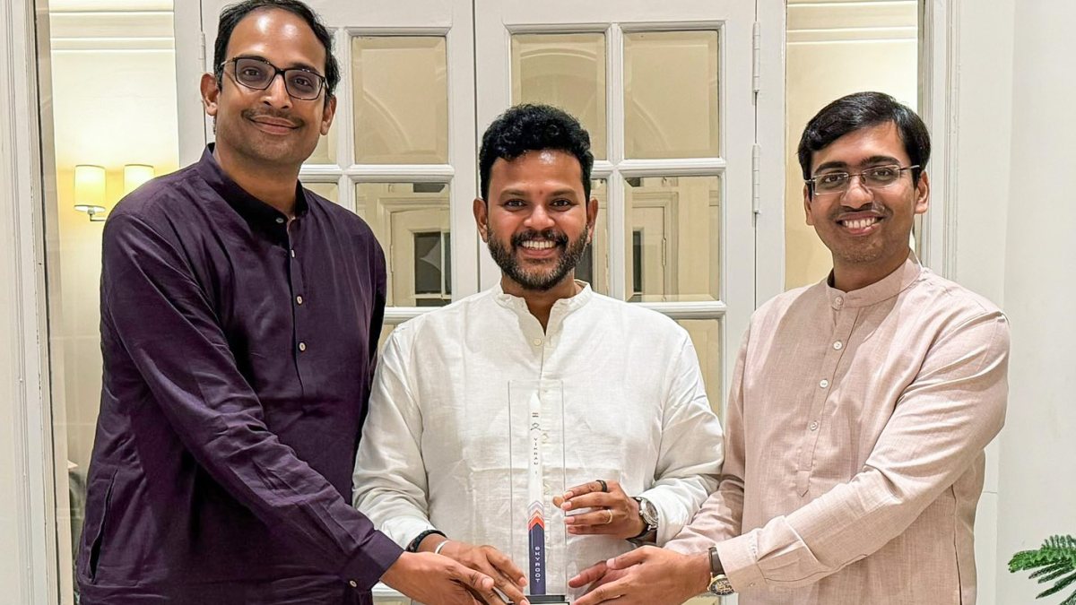 Union minister meets Skyroot Aerospace co-founders in Delhi