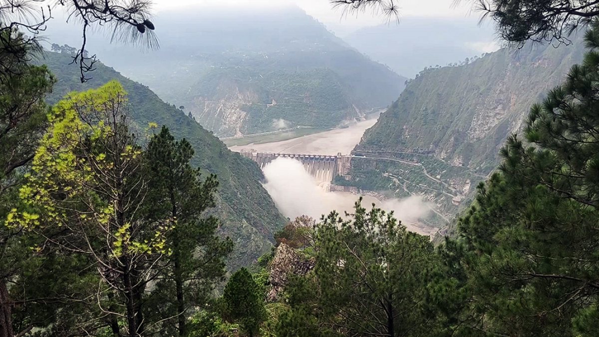 Water released from Salal dam gates as Chenab swells