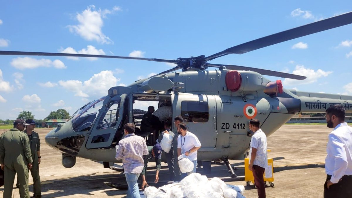 Indian Air Force delivers 9 tonnes of relief to flood-hit Assam and Nagaland