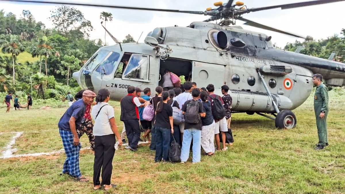 IAF rescues 458 stranded in Assam and Nagaland floods