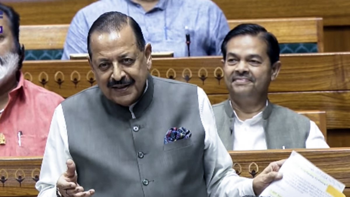 Jitendra Singh addresses Lok Sabha during Monsoon Session