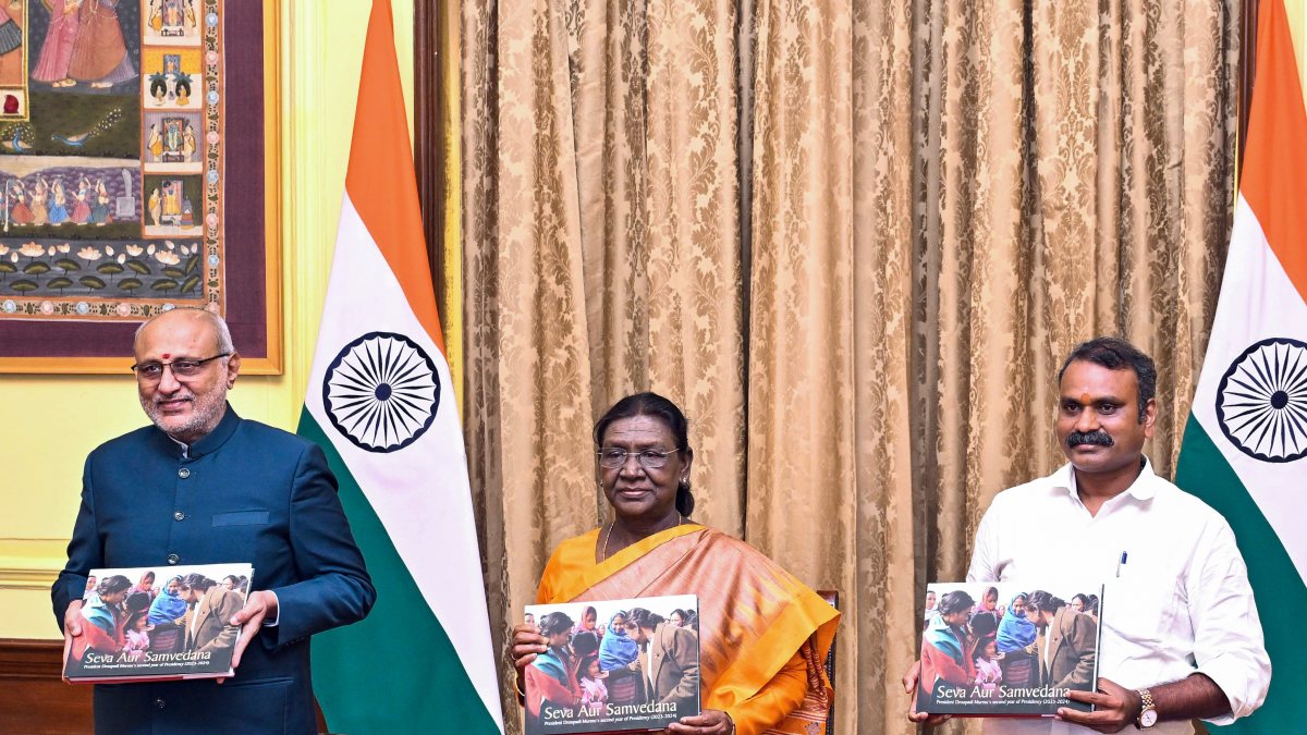 President Murmu receives first copies of presidency publications