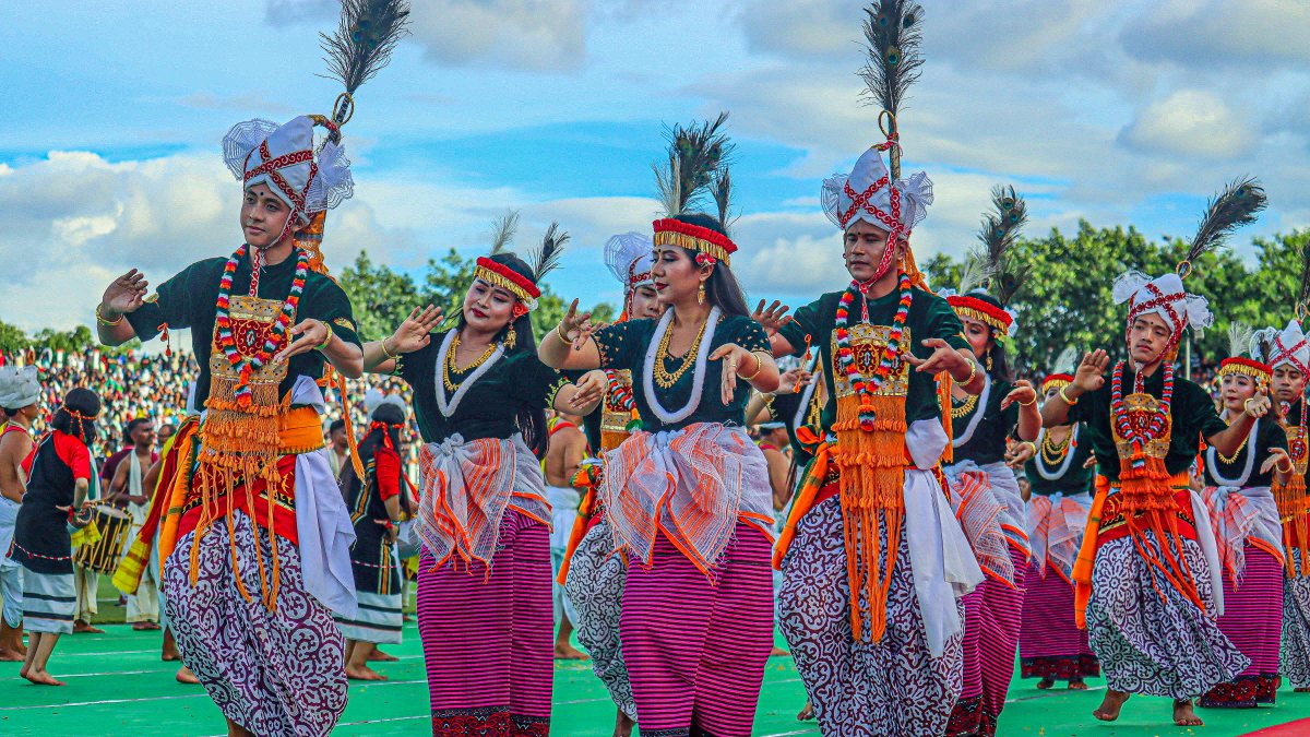 Artists perform at Durand Cup opening ceremony in Imphal