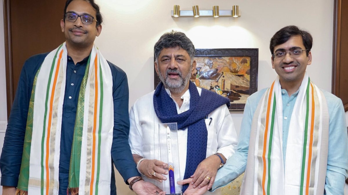 Karnataka CM meets Skyroot Aerospace co-founders after successful Vikram-1 launch
