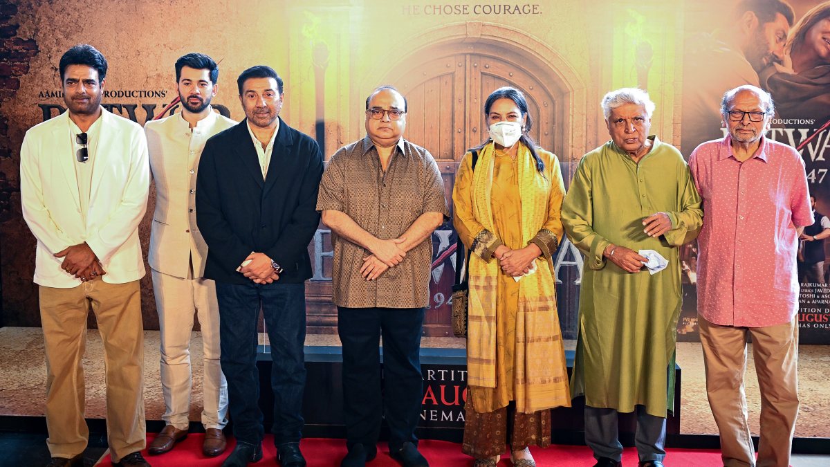 Sunny Deol and team launch Batwara 1947 trailer in Mumbai