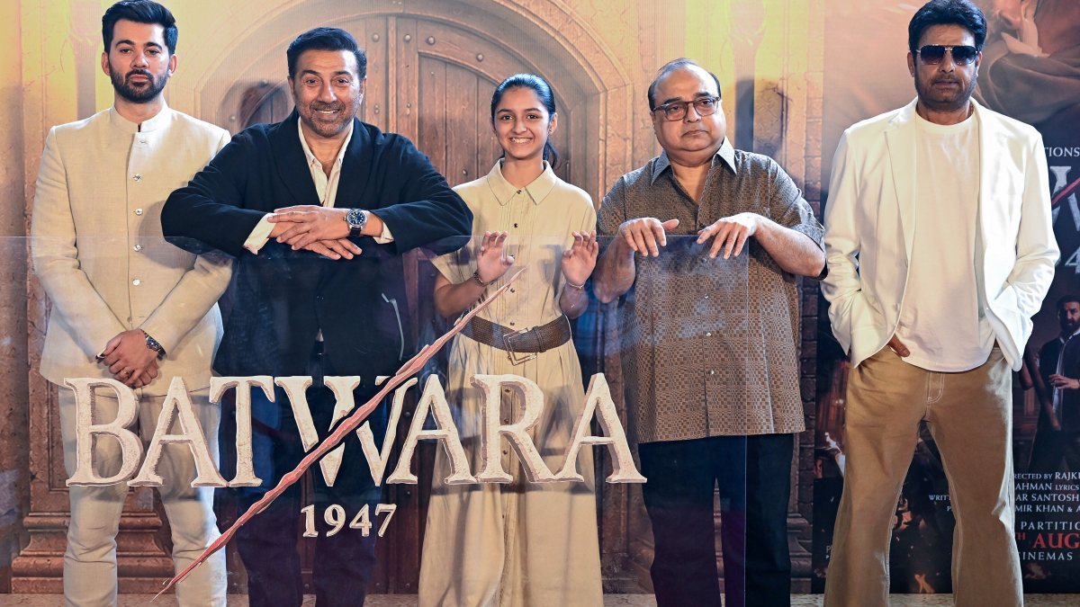 Sunny Deol and team launch Batwara 1947 trailer in Mumbai