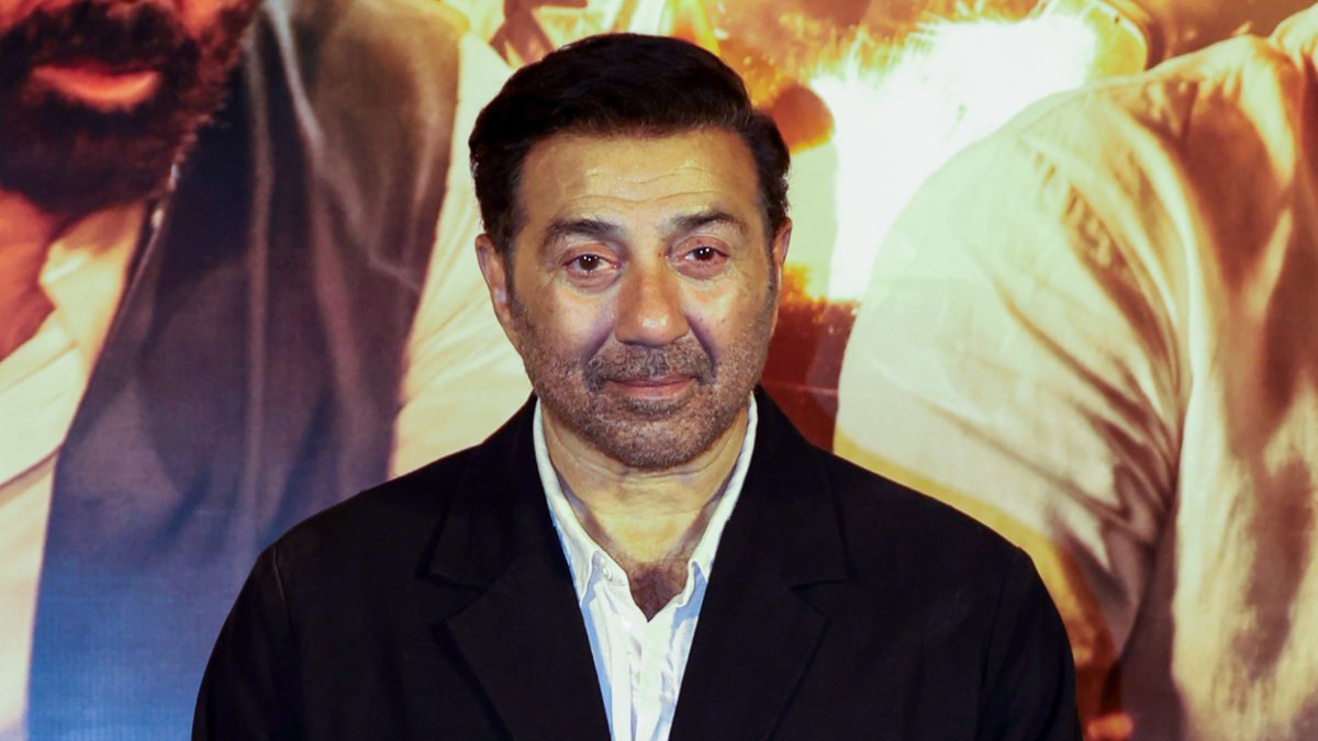Sunny Deol attends Batwara 1947 trailer launch in Mumbai