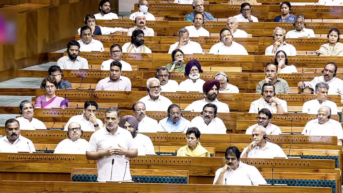 Rahul Gandhi speaks in Lok Sabha during Monsoon Session