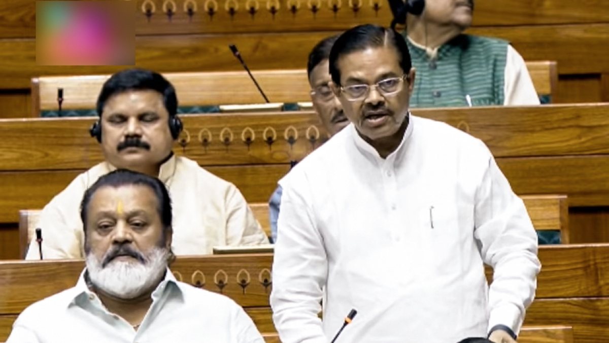MoS B L Verma addresses Lok Sabha during Monsoon Session