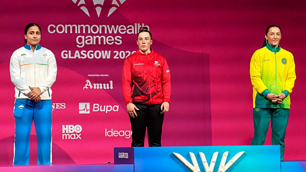India's Harjinder Kaur wins silver in women's 69kg at Commonwealth Games