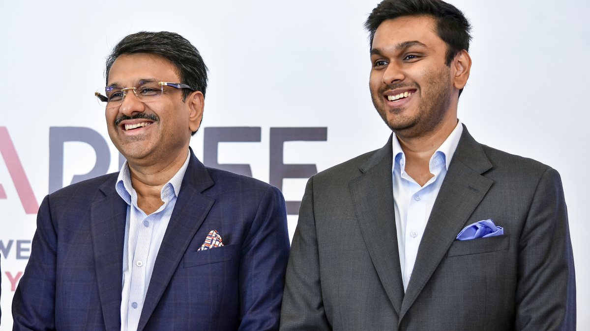 Ardee Industries directors pose at Mumbai press conference