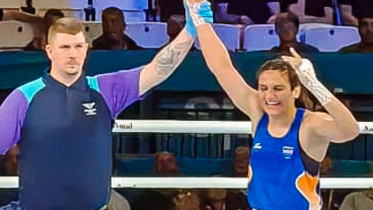 Arundhati Choudhary wins women's 70kg quarterfinal at Commonwealth Games