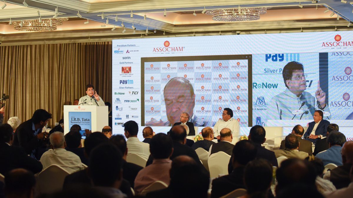 Piyush Goyal speaks at 22nd JRD Tata Memorial Lecture