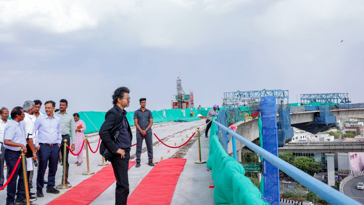 Vijay reviews Chennai Metro Rail project progress
