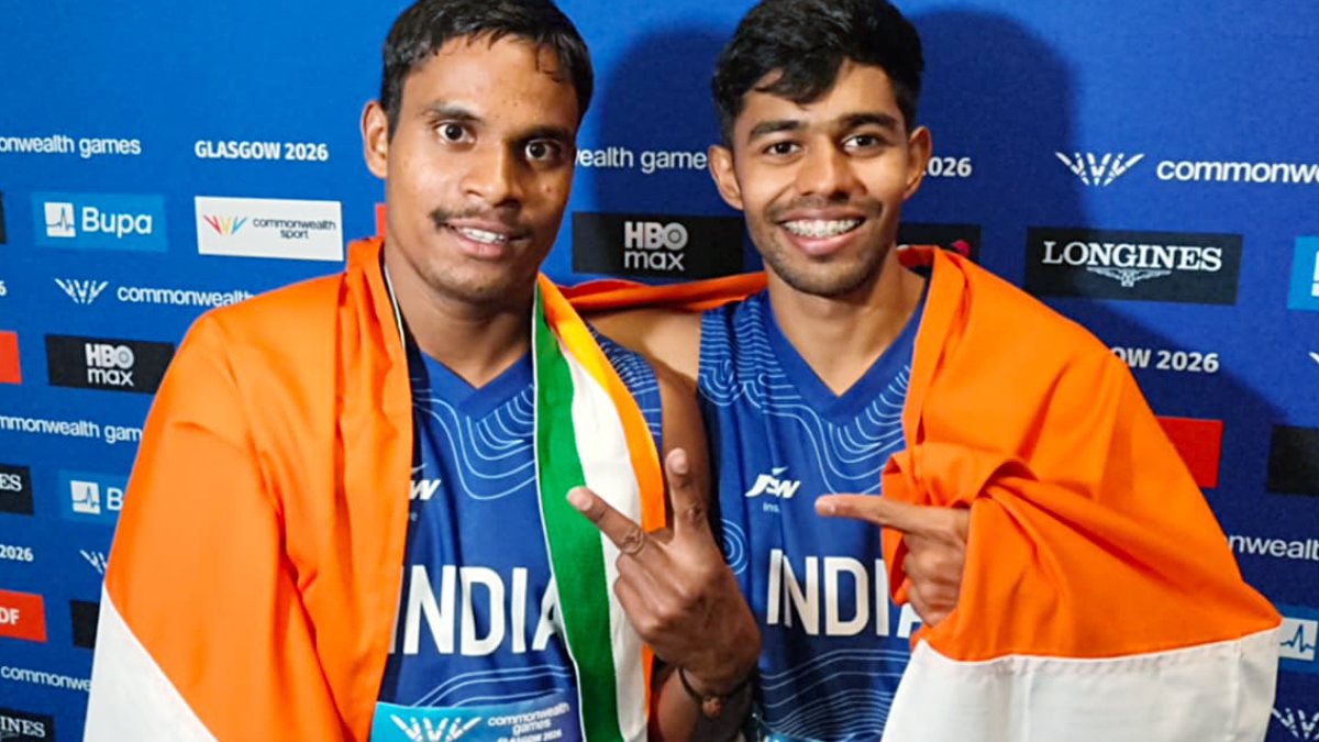 India's Gavit and Basil win gold and silver in men's 100m T47