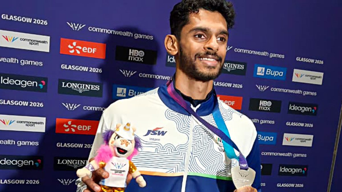 India's Sreeshankar wins silver in men's long jump at CWG 2026