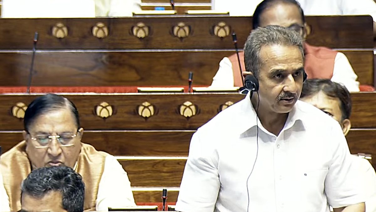 Kirti Vardhan Singh addresses Rajya Sabha during Monsoon Session