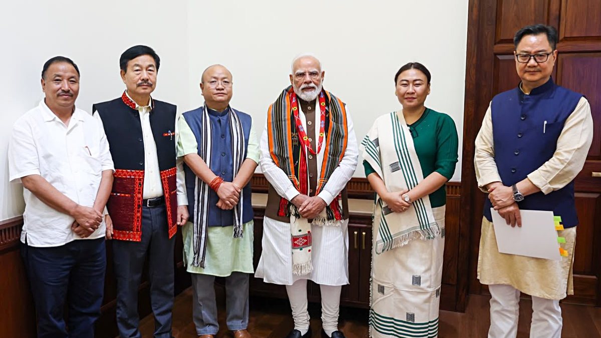 PM Modi meets MPs from Arunachal Pradesh and Nagaland