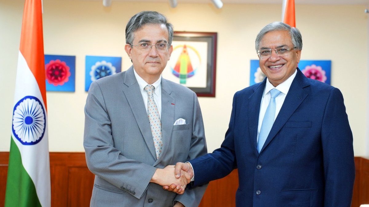 CEC Gyanesh Kumar meets French envoy in New Delhi