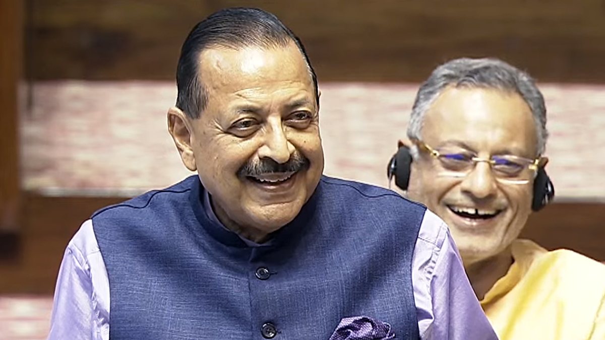 Jitendra Singh in Rajya Sabha during Monsoon Session