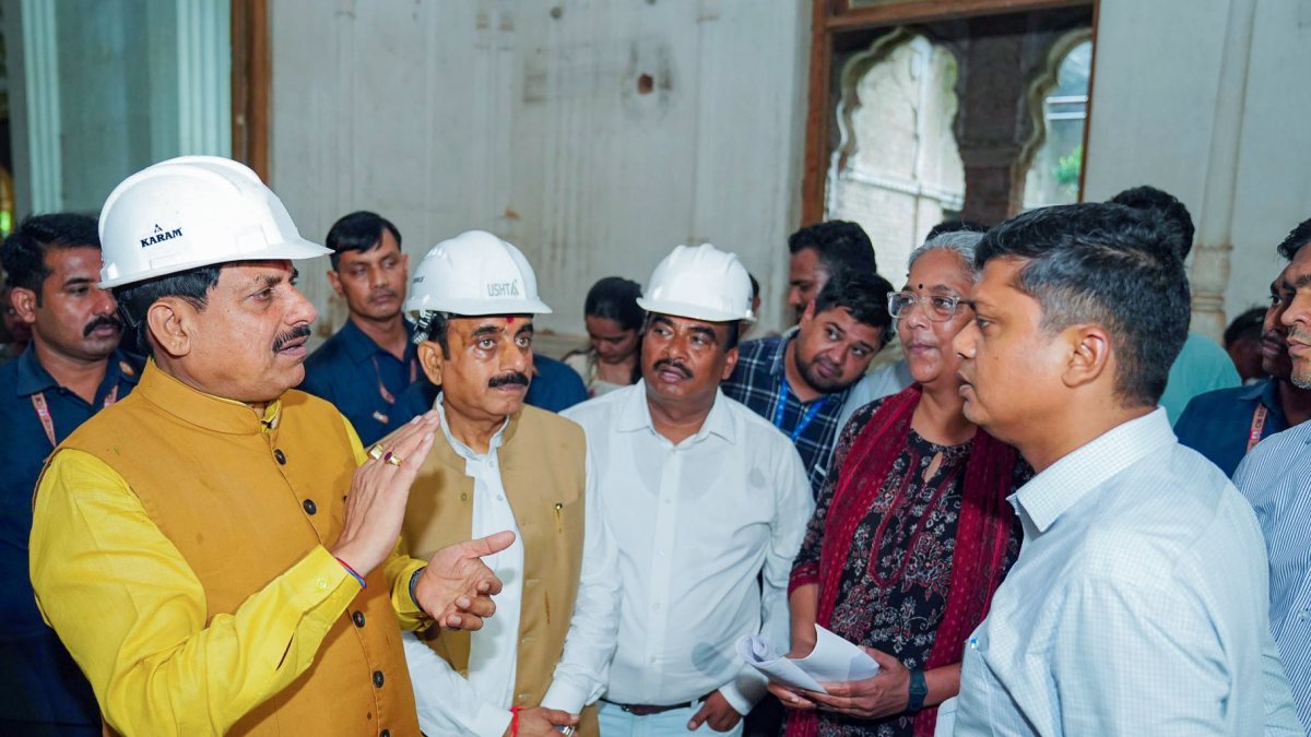 Mohan Yadav inspects Veer Bharat Museum renovation in Ujjain