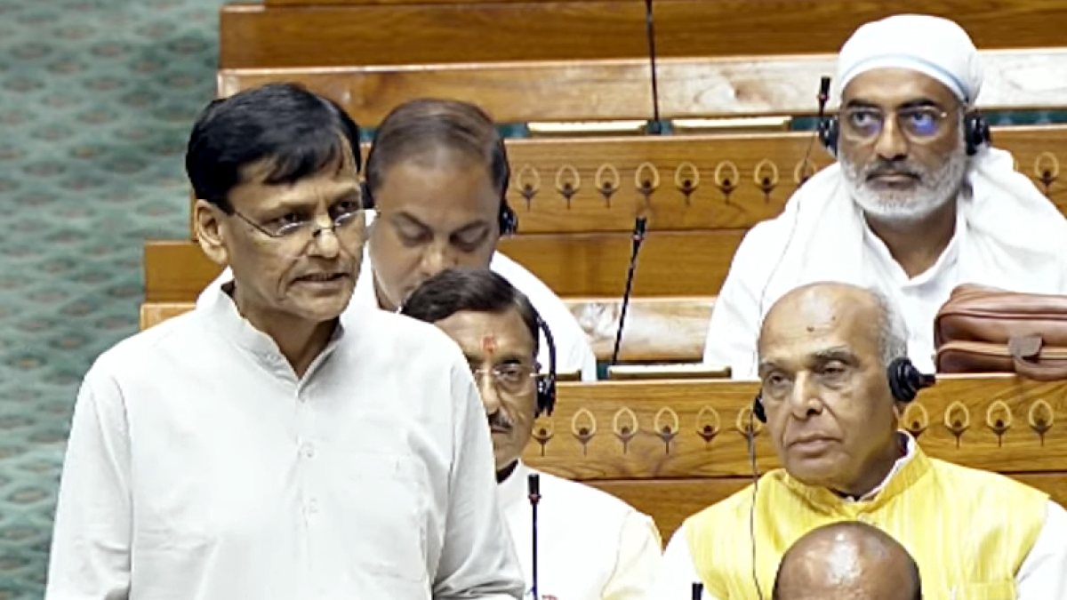 MoS Nityanand Rai addresses Lok Sabha during Monsoon Session
