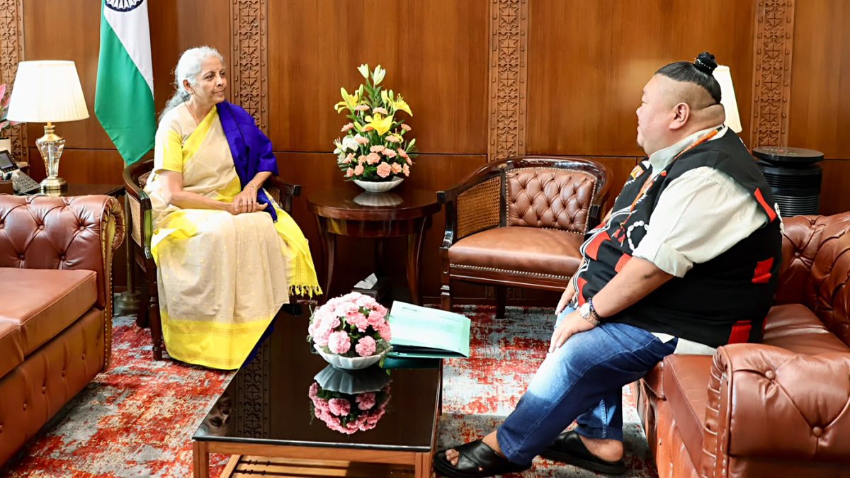 Nagaland minister meets finance minister Sitharaman in Delhi