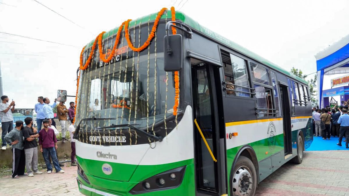 Himachal launches new electric buses for HRTC depots