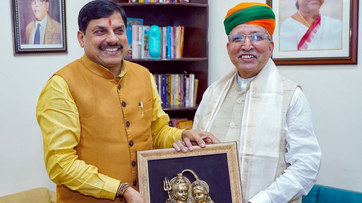 MP CM Yadav meets Union Law Minister Meghwal in Delhi