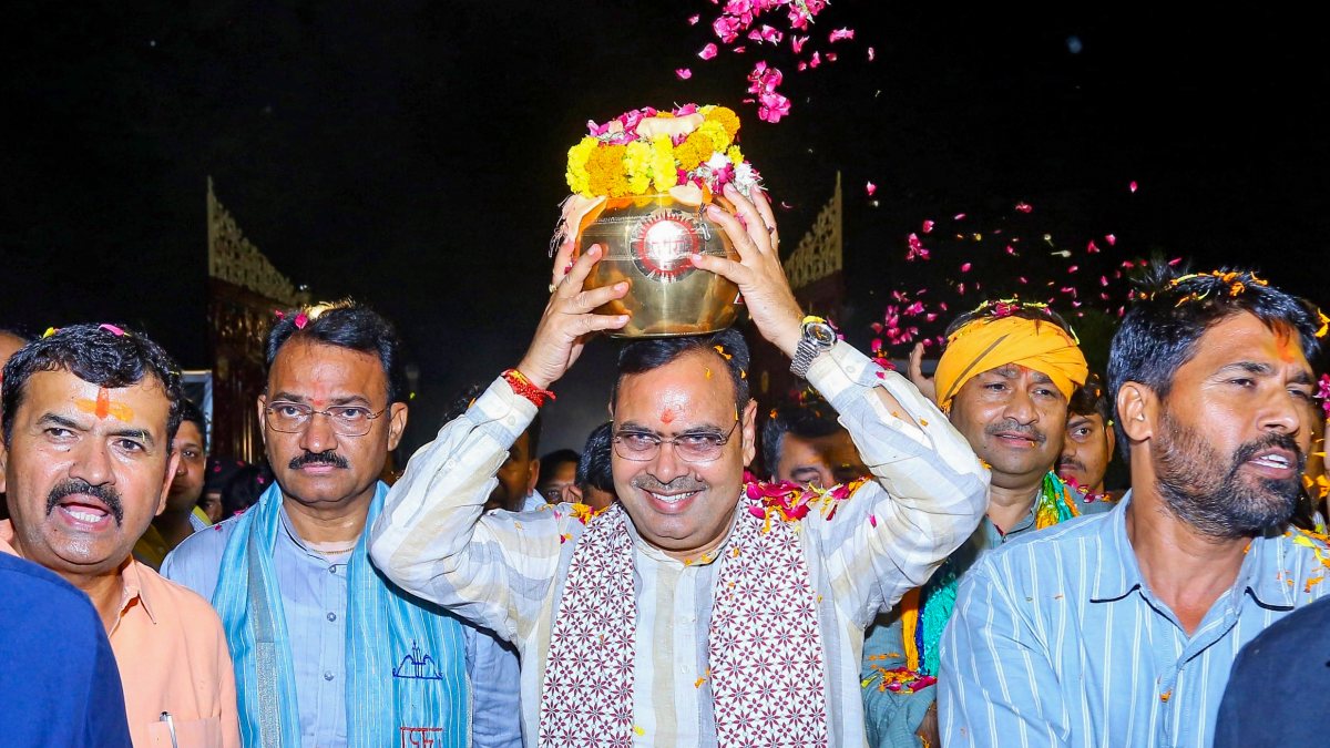 Rajasthan CM joins Kalash Yatra for Sant Ravidas anniversary
