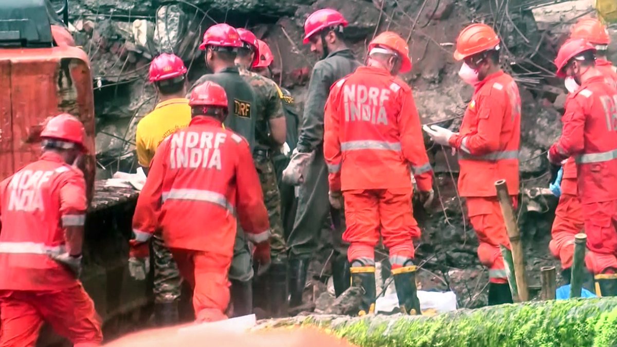 Rescue operations continue at Bhiwandi building collapse site