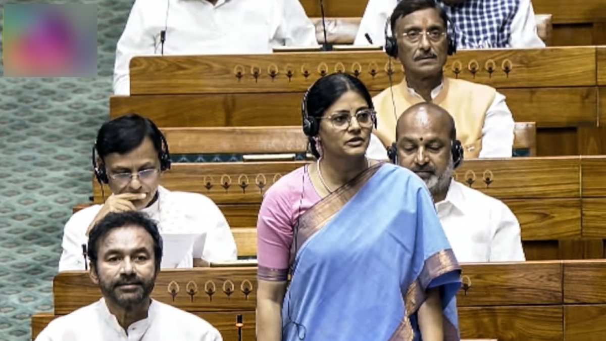 Anupriya Patel addresses Lok Sabha during Monsoon session