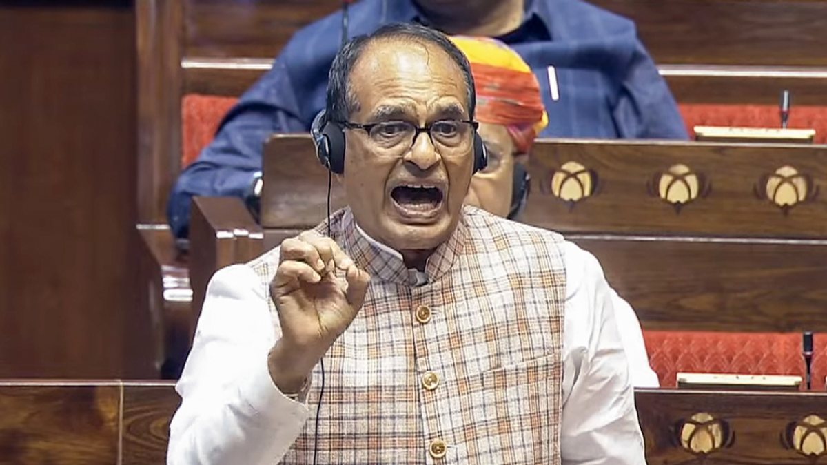 Shivraj Singh Chauhan speaks in Rajya Sabha during Monsoon session