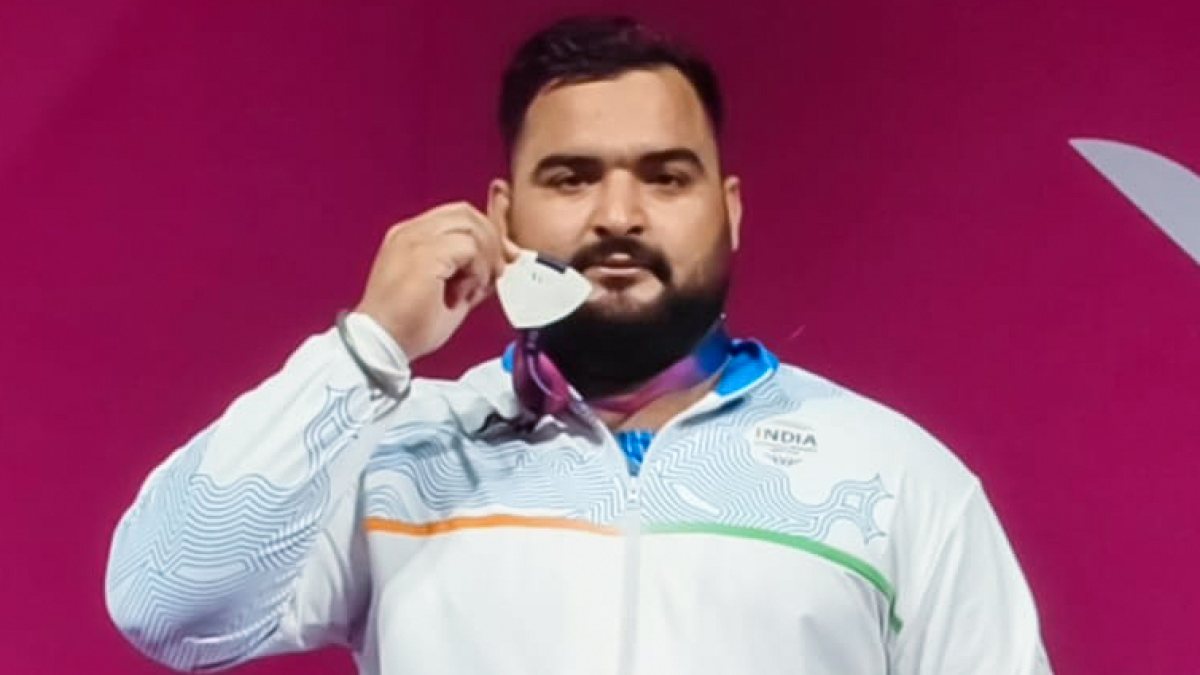 Lovepreet Singh wins silver in men's +110kg weightlifting