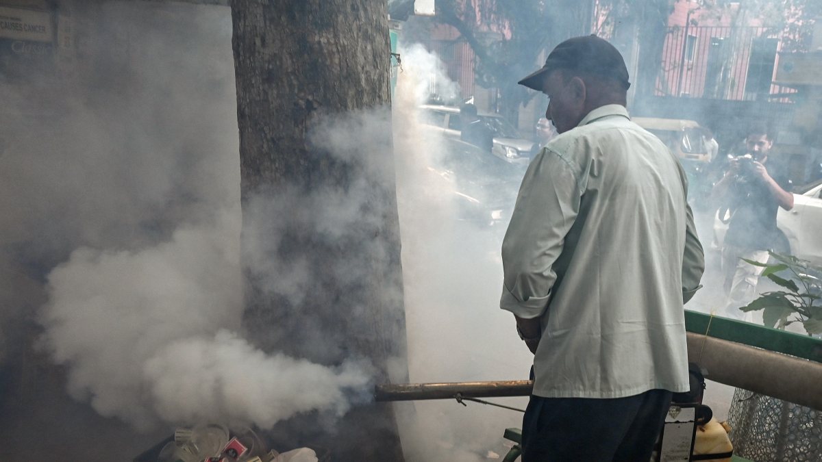 Fogging operation underway near DRDO office to combat dengue
